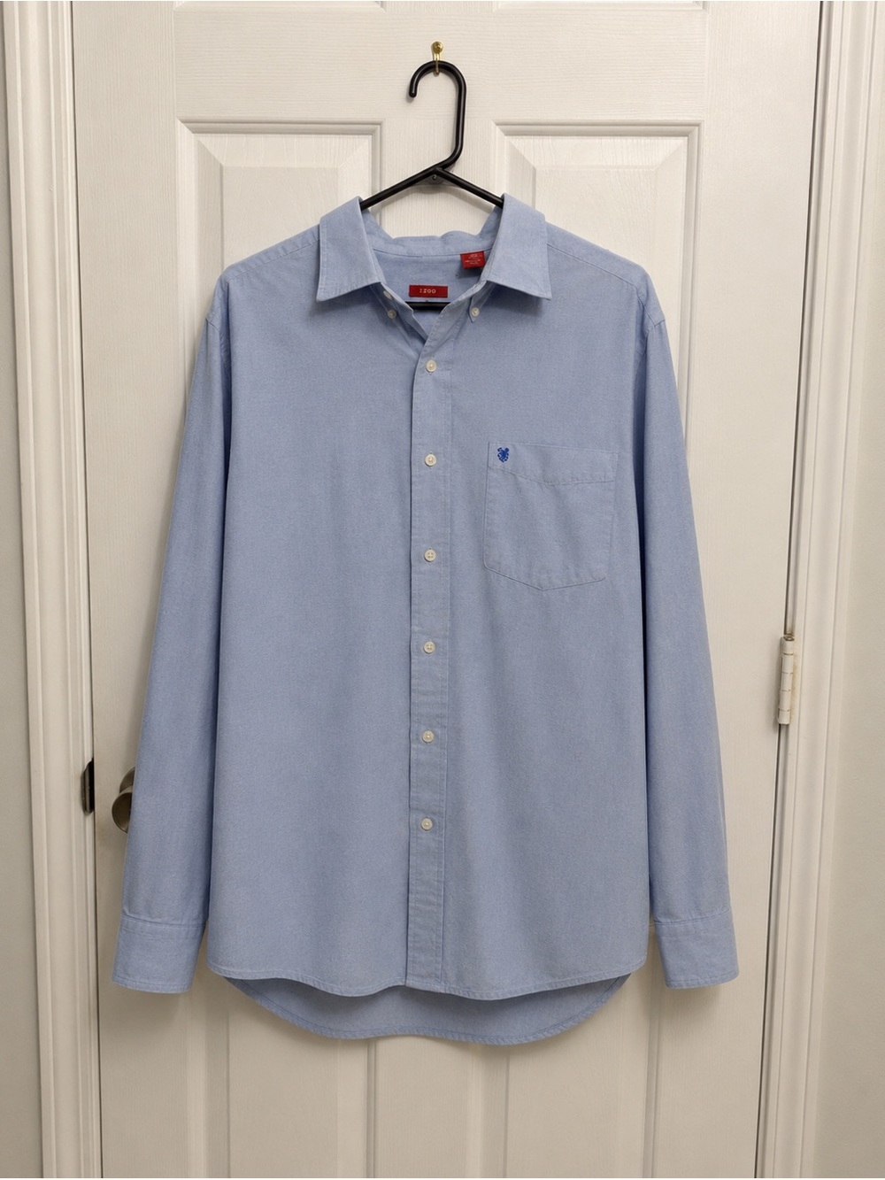 Izod Light Blue Men's Dress Shirt
